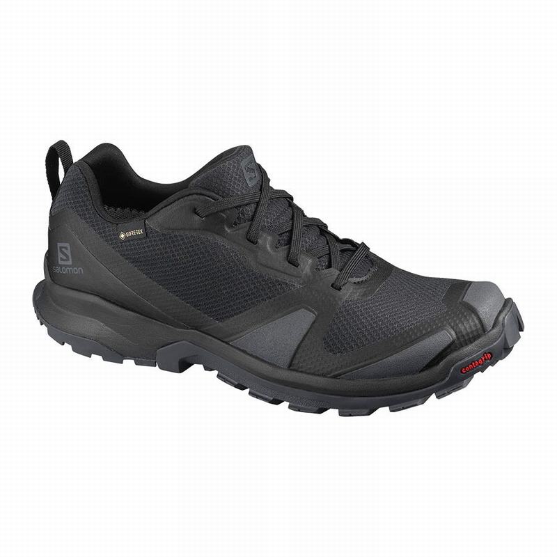 Chaussures De Trail Running Salomon Femme Noir - Salomon XA COLLIDER GTX W - France (0365-YNAVQ)